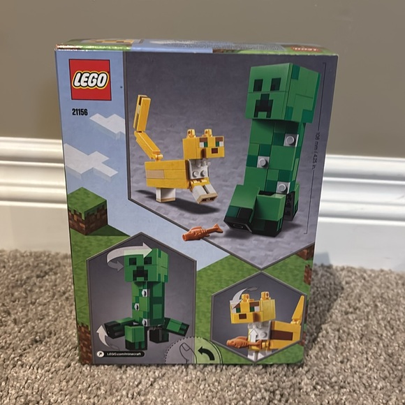 SOLD Lego BigFig Creeper and Ocelot + 
BigFig Pig with Baby Zombie - Picture 7 of 9